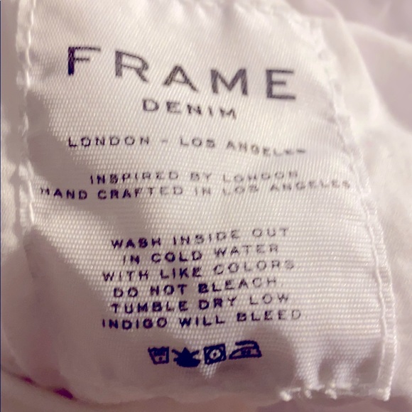 White stretch FRAME Denim jeans - Picture 10 of 12